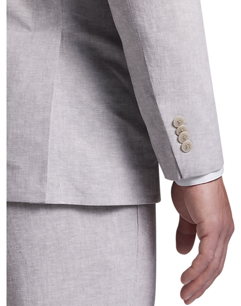 JOE Joseph Abboud Slim Fit Linen Blend Suit Separates Coat, Light Gray