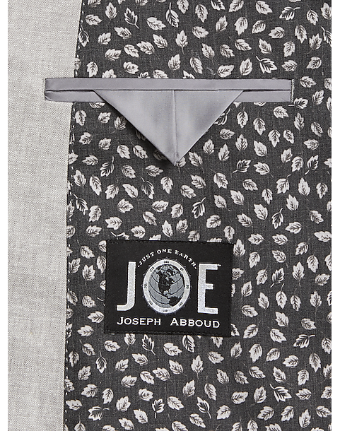 JOE Joseph Abboud Slim Fit Linen Blend Suit Separates Coat, Light Gray