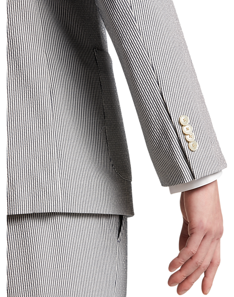 JOE Joseph Abboud Slim Fit Suit Separates Coat, Navy Seersucker