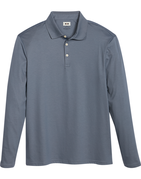 Joseph Abboud Modern Fit Luxe Cotton Polo, Slate