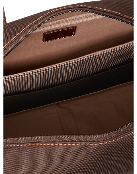 Joseph Abboud Leather & Nylon Duffel Bag, Black