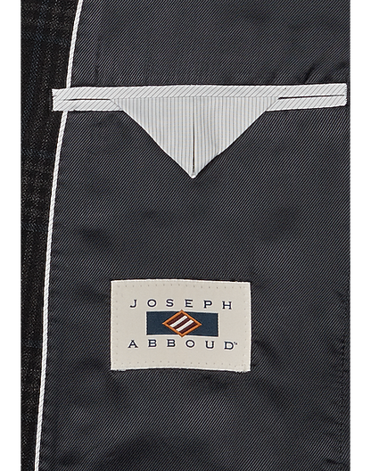  Joseph Abboud Modern Fit Wool Sport Coat, Black Plaid