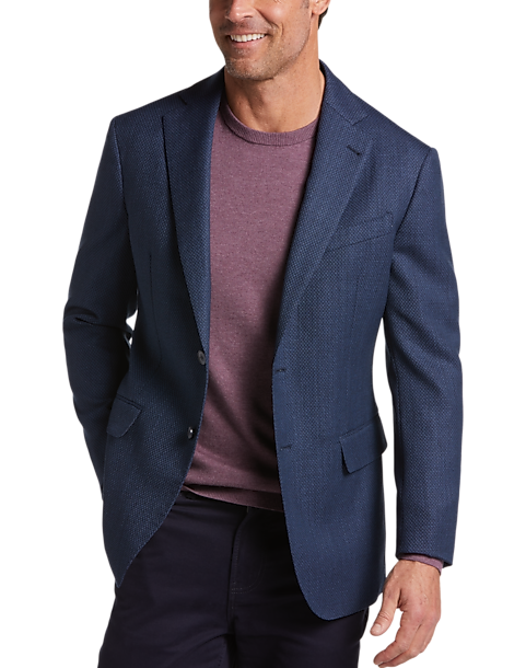  Joseph Abboud Modern Fit Wool Sport Coat, Blue