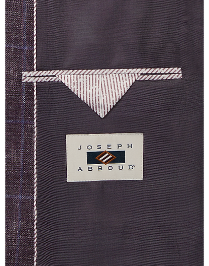  Joseph Abboud Slim Fit Sport Coat, Berry Plaid