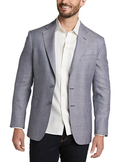  Joseph Abboud Modern Fit Sport Coat, Lavender Plaid
