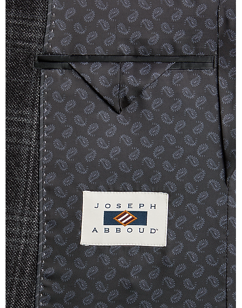  Joseph Abboud Modern Fit Sport Coat, Charcoal Plaid