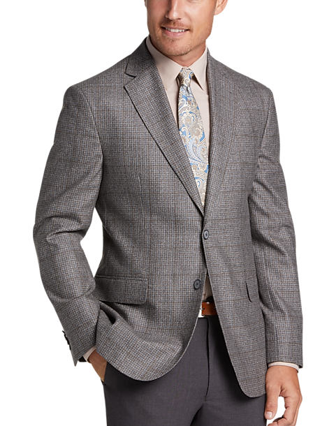  Joseph Abboud Modern Fit Sport Coat, Gray Check