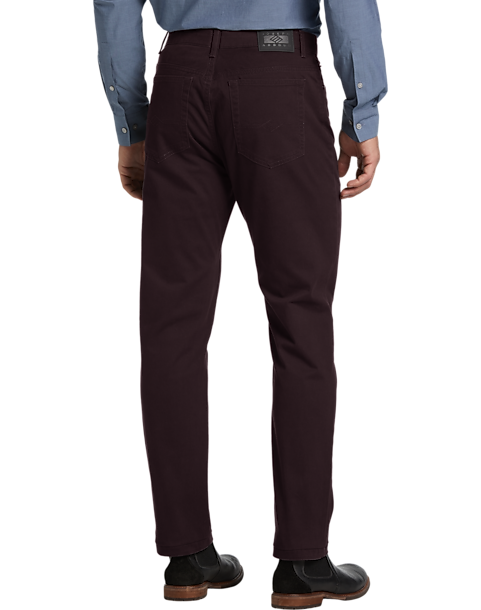  Joseph Abboud Modern Fit Power Stretch 5-Pocket Pants, Olive