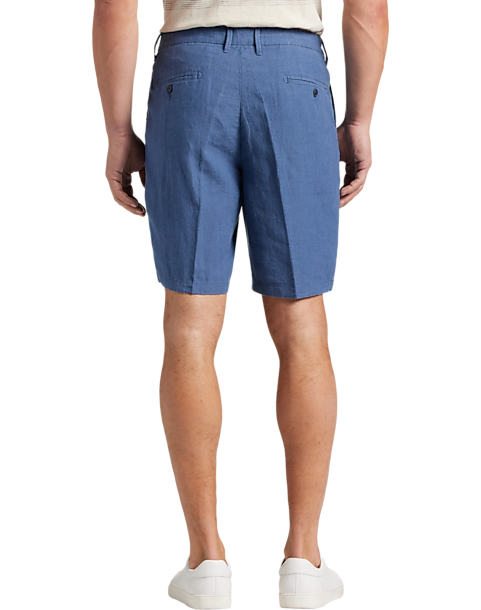 Joseph Abboud Modern Fit Linen Shorts, Black