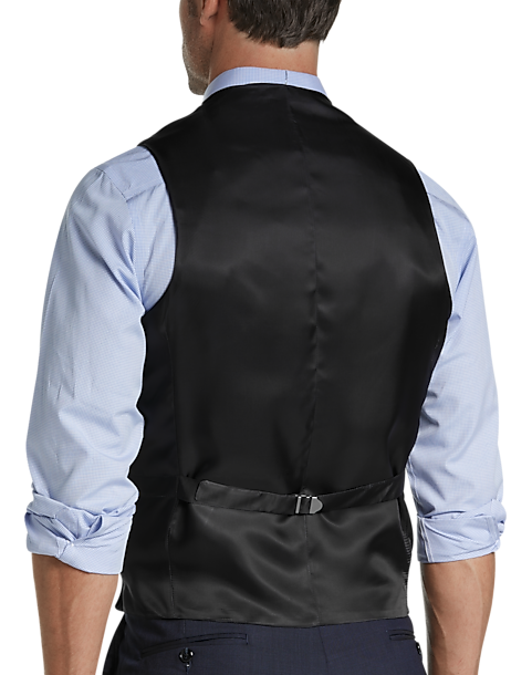  Joseph Abboud Blue Tic Modern Fit Suit Separates Vest