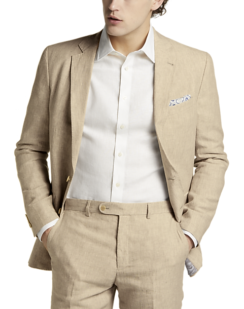  JOE Joseph Abboud Linen Slim Fit Suit Separates Coat, Tan