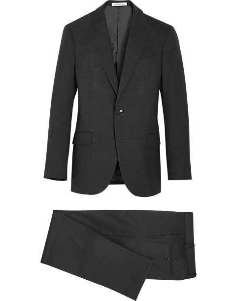  Joseph Abboud Charcoal Tic Slim Fit Suit Separates Coat