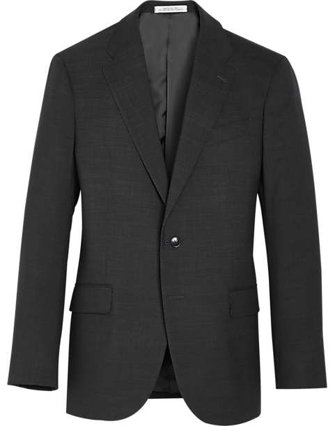  Joseph Abboud Charcoal Tic Slim Fit Suit Separates Coat