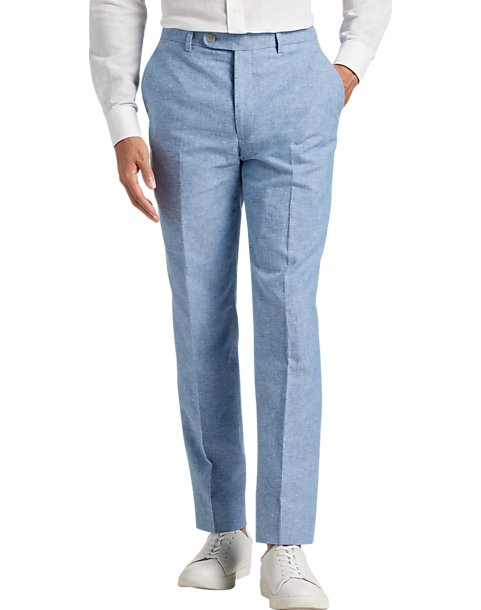  JOE Joseph Abboud Slim Fit Linen Blend Suit Separates Pants, Dusty Blue
