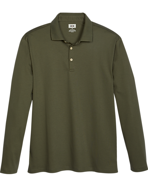  Joseph Abboud Modern Fit Luxe Cotton Polo, Olive