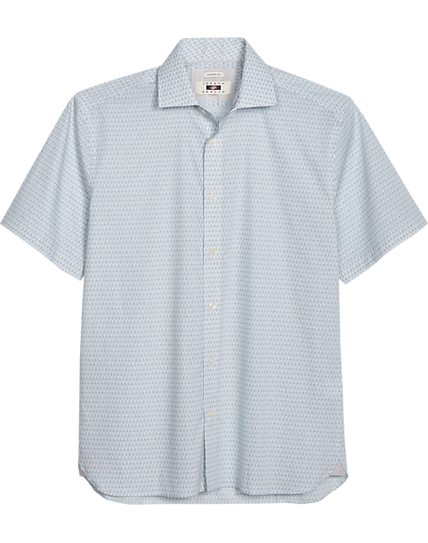  Joseph Abboud Modern Fit Sport Shirt, Teal