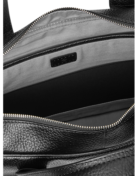  Joseph Abboud Pebbled Briefcase, Brown