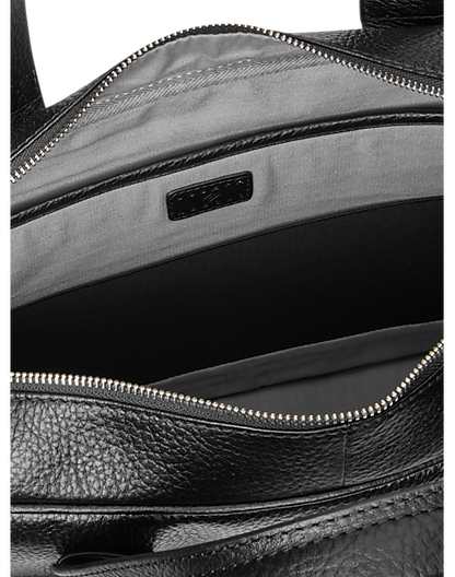  Joseph Abboud Pebbled Briefcase, Brown