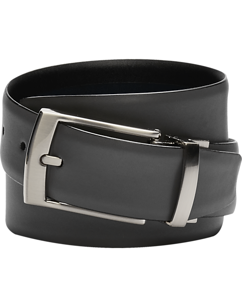 Joseph Abboud Reversible Leather Belt, Blue