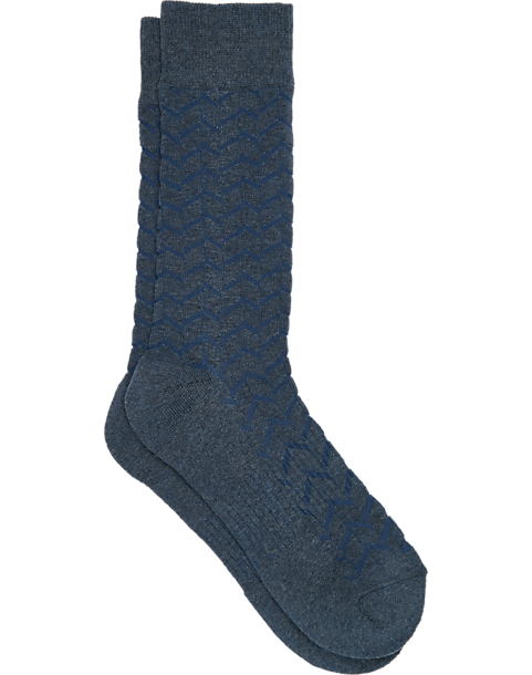  Joseph Abboud Socks, Navy Chevron